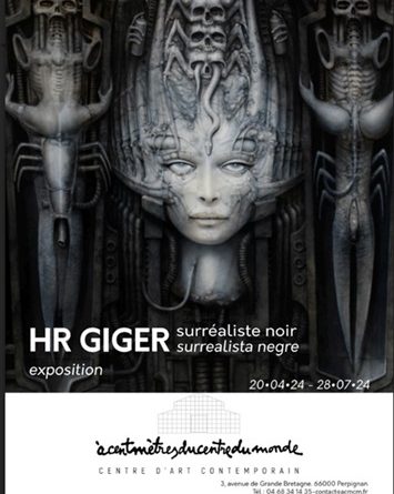Exposition de ” Hr Giger : Surréaliste noir” du 20 avril au 28 juillet 2024 au ACMCM