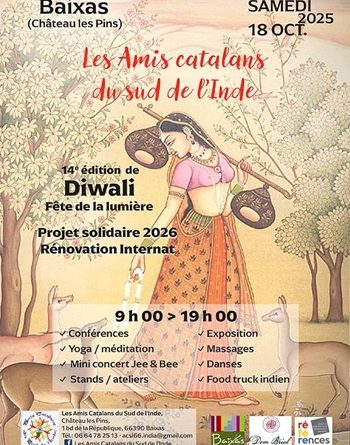 Diwali illumine Baixas : une 14e édition haute en couleurs au château Les Pins