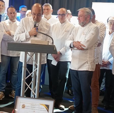 Lancement du 14ème magazine des Toques Blanches du Roussillon et passation de pouvoir au Palais des Congrès à Perpignan