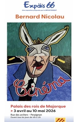 Le Palais des rois de Majorque accueille l’exposition de l’artiste Bernard Nicolau du 3 avril au 10 mai 2026