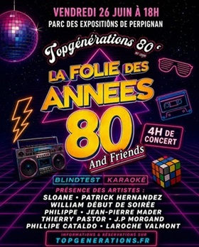 Perpignan revisite les années 80 : l’évènement rétro de l’été débarque le 26 juin 2026 !