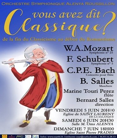 Vous avez dit classique ? Mozart, Bach, Schubert autrement avec OSAR !
