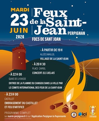 Feux de la Saint‑Jean 2026 : Perpignan en lumière