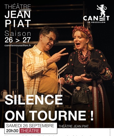 « Silence on tourne ! » une comédie familiale explosive au Théâtre Jean Piat